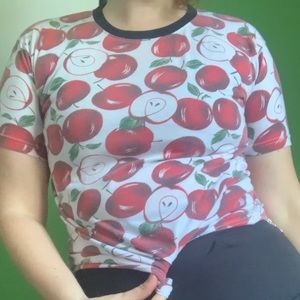Apple Print Top